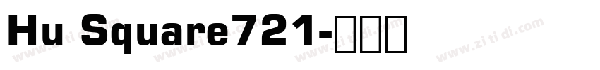 Hu Square721字体转换